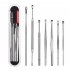 7PCS Stainless Steel Ear Wax Remover Earpick Ear Cleaner Set with Storage Box