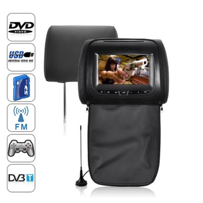 7 Inch Car Headrest DVD Player