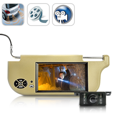 7 Inch Sun Visor LCD Monitor and Camera