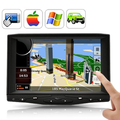 7 Inch Car LCD Monitor with HDMI, AV and VGA