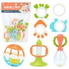 7pcs Newborn Baby Rattles Set Soft Rubber Teething Toys Early Educational Toys Gift For 0-1 Year Old As shown