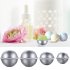 8 Pieces DIY Metal Bath Bomb Mold Set with 3 Sizes Aluminum Alloy Bomb Balls Molds for Crafting Your Own Fizzles