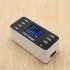 8 Port USB Type C 5V 8A Socket Charger with Voltage Current LCD Display for Smart Mobile Phone Tablet PC  EU plug