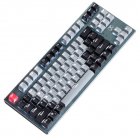 87-key Bluetooth Keyboard Three-mode Mechanical Keyboard for Tablet Phone Computer Gray-black