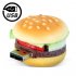 8GB Hamburger Flash Memory Drive   Novelty Shaped USB Storage