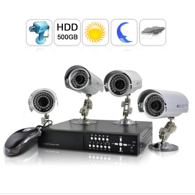 SecurONE Outdoors Security Camera Kit