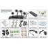 8 IP Camera Surveillance Set   DVR System  500GB 