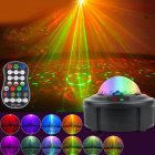90 In one Voice-Activated Starry Projection USB Water Flame  Light Lamp  British regulatory