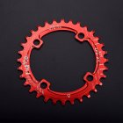 96BCD Positive and Negative Gear Plate Bike Single-speed Disc/Oval Modified Tooth Plate red_96bcd disc 34T