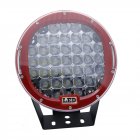 9inch 185w LED Driving Light Round Spotlight Bar Offroad 4WD Auto Lamp Red cover/white light