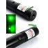 A powerful and super bright green laser pointer visible from miles away featuring and adjustable focus and security lock switch