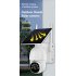 A20 Multi purpose Solar Camera 1080P HD Intelligent Security Camcorder Wide angle Rainproof Wifi Cam White