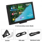 AIDA64 5 Inch Screen 800x480 Portable Monitor Second Screen LCD Display 1080P HD Display Screen For Laptop Computer black