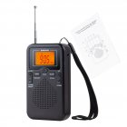 AM FM Radio Battery Operated Portable Pocket Radio With Telescopic Antenna Lanyard Screen Radios Player Best Reception Mini FM AM Radio Receiver
