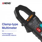 ANENG ST204 4000Counts Full Intelligent Automatic Range Digital Current Multimeter AUTO  black