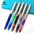 Acrylic Pen Classic Translucent Business Signature Student Pen for School Office Pink acrylic Dark tip 0 8MM