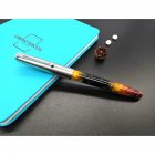Acrylic Pen Classic Translucent Business Signature Student Pen for School Office Brown acrylic_Bright tip 1.0MM-26 tip