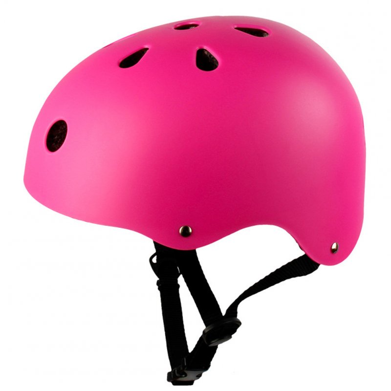 Adult Outdoor Sports Bicycle Road Bike Skateboard Safety Bike Cycling Helmet Head protector Helmet Matte-pink_S