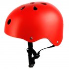 Adult Outdoor Sports Bicycle Road Bike Skateboard Safety Bike Cycling Helmet Head protector Helmet Matte-red_L
