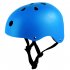 Adult Outdoor Sports Bicycle Road Bike Skateboard Safety Bike Cycling Helmet Head protector Helmet Matte blue L
