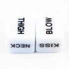 Adult Sexy Toys 12 Sides Sex Dice Sexual Games Dice Couple Erotic Toy Cube Accessoires Sexuels Sexy Toys For Women Sex Shop white english letters a pair