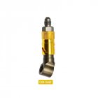 Alconstar- Aluminum AN-3 AN3 <span style='color:#F7840C'>Motorcycle</span> Brake Line Hose Fluid Quick Release Connect Fitting Adapter Kit Golden_C04-AN3 Elbow