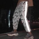 All Matching Unisex Hip Hop Sport Slacks Fashion Comic Pattern Ninth Pants white_2XL