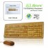 All Natural Full Bamboo Keyboard and Mouse Combo