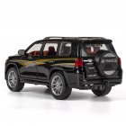 Alloy Car Model Toy for 1:24 prado Pull-back Cars Kid Toys For Children Gifts Boy cross country vehicle Toy black
