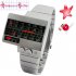 Alpha Centauri   All Metal Red LED Watch