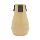 Alto Tenor Trombone Mute Lightweight Straight Mute Muffler Silencer Parts For Stage Performance Practice Wood color