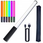 Aluminum Alloy RGB Full-color Handheld Light-filling  Stick, Led Dual-color Temperature Selfie Creative Adjustable Color Outdoor Photography Light