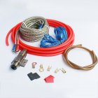 Amplifier Subwoofer Speaker Installation 8GA 5m Power Cable 1500W AMP Fuse Holder Car Audio Speakers Wiring Kits Cable 60A 8GA