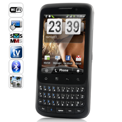 Ebony QWERTY Android 2.2 Phone