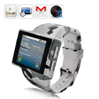 Android Cell Phone Watch - Rock Camo