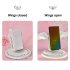 Angel Wings Qi Wireless Charge Dock 10W 3 0 Fast Charger Type C for iPhone X XR 8 Plus Smasung S9 S10 Plus for Huawei P30 Xiaomi As shown