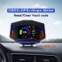 Ap 8 Hud Head up Display Obd2 GPS Slope Meter Smart Gauge Dual System Driving Computer Black