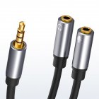 Audio Line <span style='color:#F7840C'>Headphone</span> Splitter 3.5mm AUX Male to <span style='color:#F7840C'>2</span> <span style='color:#F7840C'>Female</span> Jack 3.5mm <span style='color:#F7840C'>Headphone</span> Adapter Converter