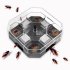 Automatic Cockroach Traps Box Reusable Cockroach Bug Catcher Cockroach Bait Traps Pesticide for Kitchen black
