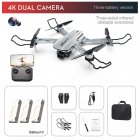 Automatic Obstacle Avoidance Drone Aerial Photography Hd Entry-level Quadcopter Remote Control Aircraft Children 4k Hd Footage Dual camera configuration_3 battery packs (Weight 357g)