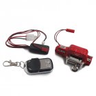 Automatic Winch Wireless Remote Controller Receiver for 1/10 RC Crawler Car Axial SCX10 TRAXXAS TRX4 D90 TF2 Tamiya CC01 Electric winch red + remote control