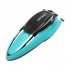 B9 Summer Remote Control Boat Water Toy Racing Rowing Double Propeller Electric High power High speed Speedboat blue 1 battery