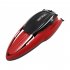 B9 Summer Remote Control Boat Water Toy Racing Rowing Double Propeller Electric High power High speed Speedboat blue 3 batteries