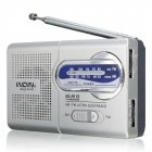 BC-R119 Radio AM FM Battery Operated Portable Radio Best Reception Longest Lasting For Emergency Hurricane Running Walking Home silver
