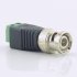 BNC Male Connector Plug DC Adapter Balun Connector for CCTV Camera Security System  1PCS