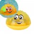 Baby Bath Toys For Boys Girls Electric Induction Water Spray Toddlers Bathtub Bathtime Toys Birthday Gifts yellow water ball