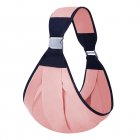 Baby Carrier Lightweight One Shoulder Multi-functional Simple Baby Holder For Newborn Infant pink - A