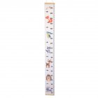 Baby Growth Chart Handing Ruler Wall Decor for Kids Removable Growth Height Chart Animal models_20*200