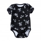 Baby Short Sleeves Bodysuit Sweet Printing Breathable Romper For 0-2 Years Old Boys Girls GBA036 6-12M L/73