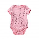 Baby Short Sleeves Bodysuit Sweet Printing Breathable Romper For 0-2 Years Old Boys Girls GBA039 3-6M M/66